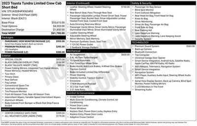 2023 Toyota Tundra Limited 4D CrewMax