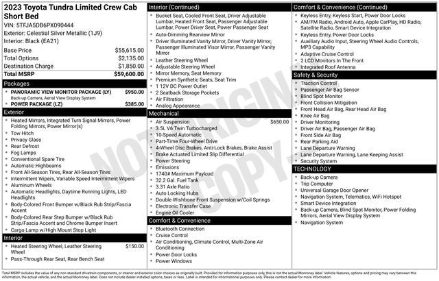2023 Toyota Tundra Limited 4D CrewMax