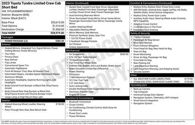 2023 Toyota Tundra Limited 4D CrewMax