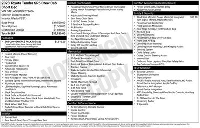 2023 Toyota Tundra SR5 4D CrewMax