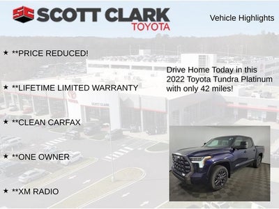 2022 Toyota Tundra Platinum 4D CrewMax