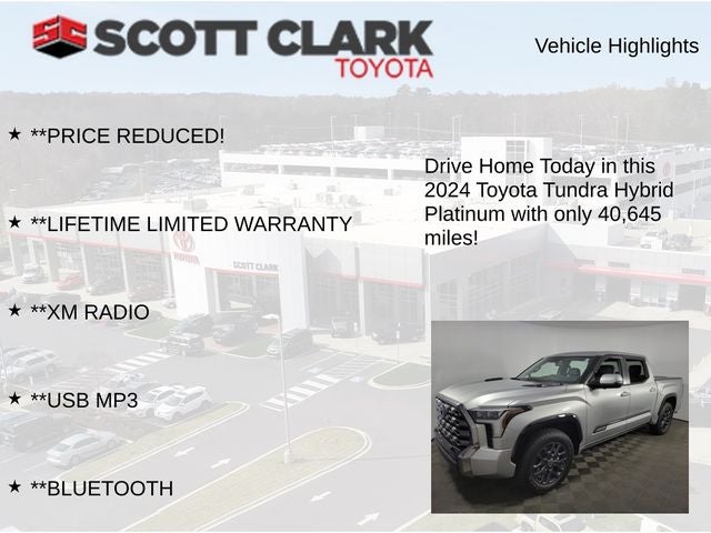 2024 Toyota Tundra Hybrid Platinum 4D Crew Cab