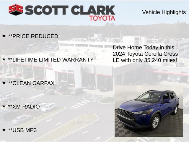 2024 Toyota Corolla Cross LE 4D Sport Utility