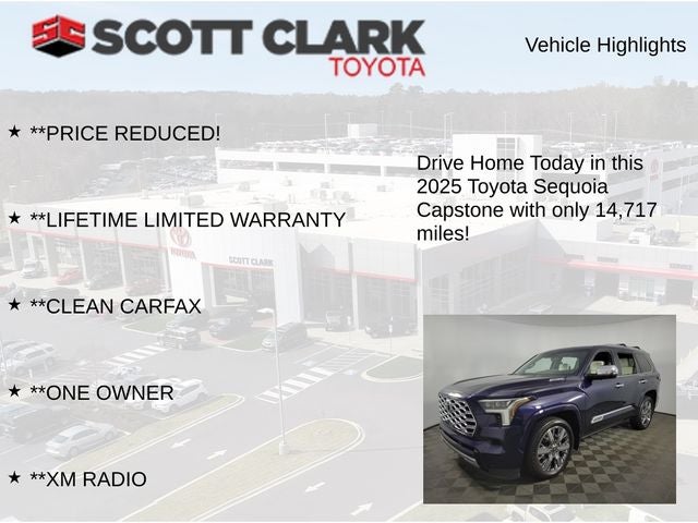 2025 Toyota Sequoia Capstone 4D Sport Utility
