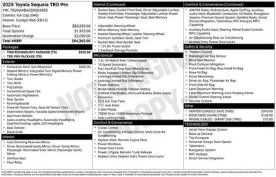 2025 Toyota Sequoia TRD Pro