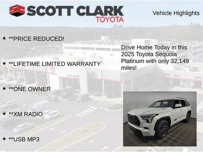 2025 Toyota Sequoia Platinum 4D Sport Utility