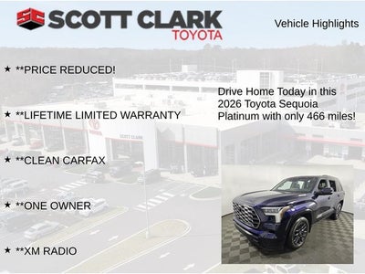 2026 Toyota Sequoia Platinum 4D Sport Utility