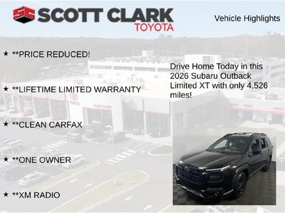 2026 Subaru Outback Limited XT 4D Sport Utility