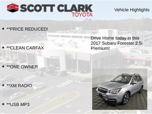 2017 Subaru Forester 2.5i Premium 4D Sport Utility