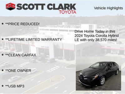 2024 Toyota Corolla Hybrid LE 4D Sedan