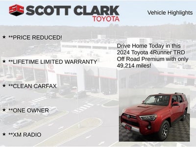 2024 Toyota 4Runner TRD Off-Road Premium 4D Sport Utility