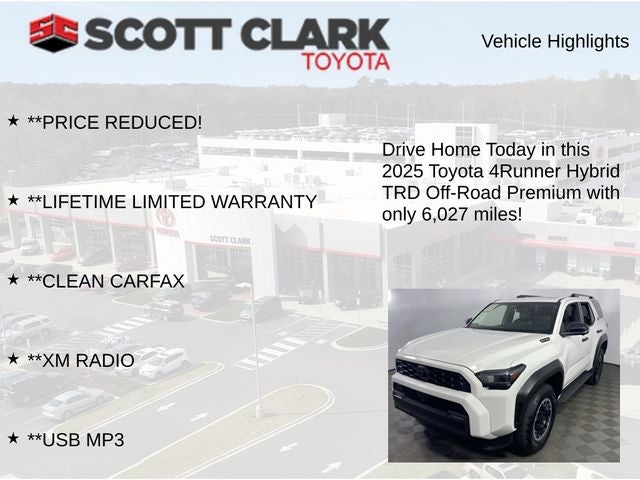 2025 Toyota 4Runner i-FORCE MAX Hybrid TRD Off Road Premium 4D Sport Utility