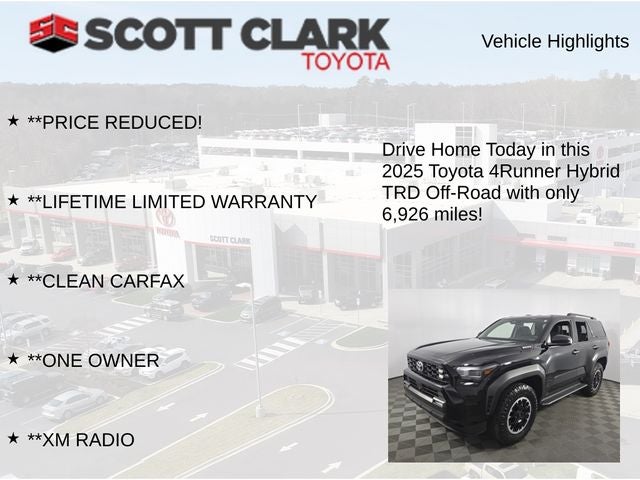 2025 Toyota 4Runner i-FORCE MAX Hybrid TRD Off Road 4D Sport Utility