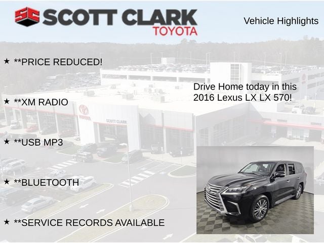 2016 Lexus LX 570 4D Sport Utility