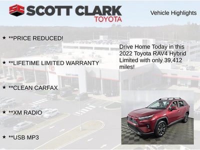 2022 Toyota RAV4 Hybrid Limited 4D Sport Utility