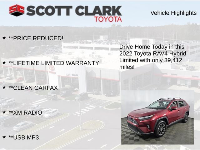 2022 Toyota RAV4 Hybrid Limited 4D Sport Utility