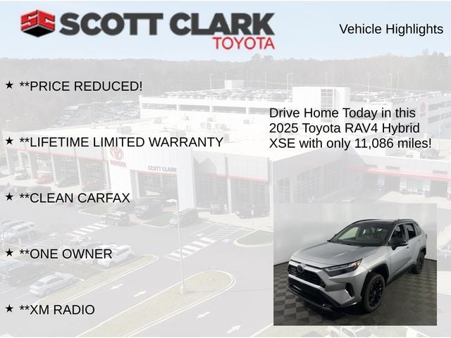 2025 Toyota RAV4 Hybrid XSE 4D Sport Utility