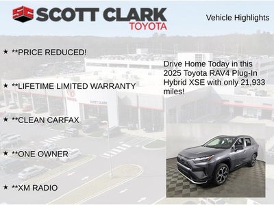 2025 Toyota RAV4 Plug-In Hybrid XSE 4D Sport Utility