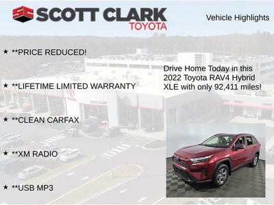 2022 Toyota RAV4 Hybrid XLE 4D Sport Utility