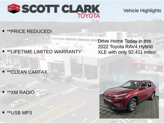 2022 Toyota RAV4 Hybrid XLE 4D Sport Utility