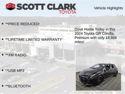 2024 Toyota GR Corolla Premium 5D Hatchback