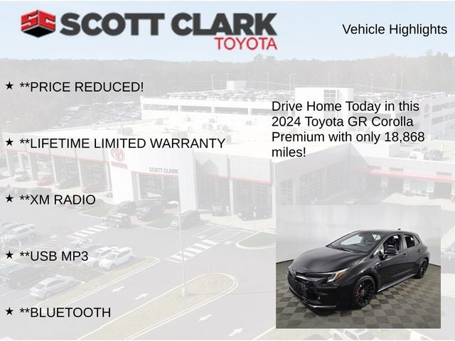 2024 Toyota GR Corolla Premium 5D Hatchback