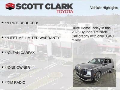 2026 Hyundai Palisade Calligraphy 4D Sport Utility