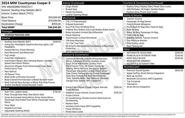 2024 MINI Cooper S Countryman Iconic 4D Sport Utility