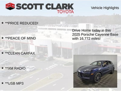 2025 Porsche Cayenne Base 4D Sport Utility
