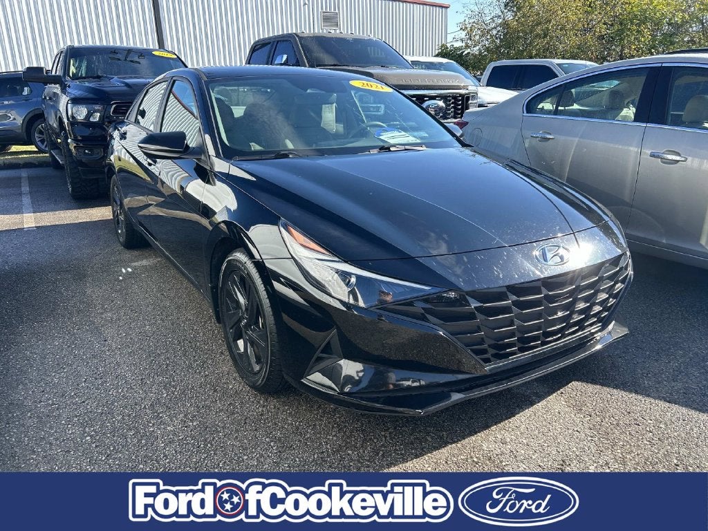 2021 Hyundai Elantra Hybrid Blue