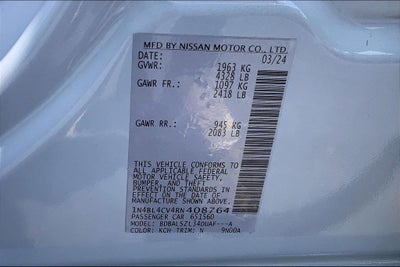 2024 Nissan Altima 2.5 SR