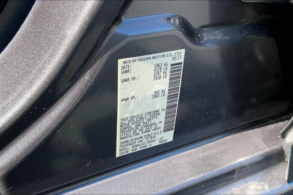 2023 Nissan Altima 2.5 SR