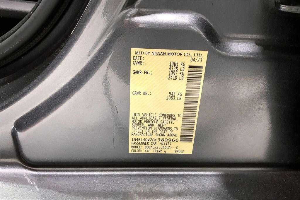 2023 Nissan Altima 2.5 SV