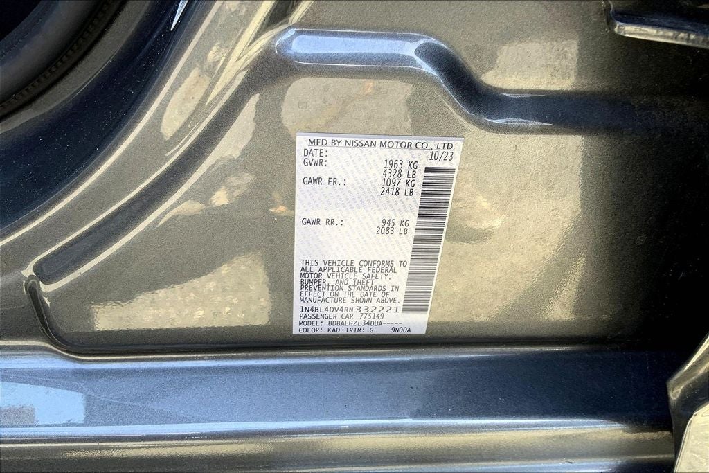 2024 Nissan Altima 2.5 SV