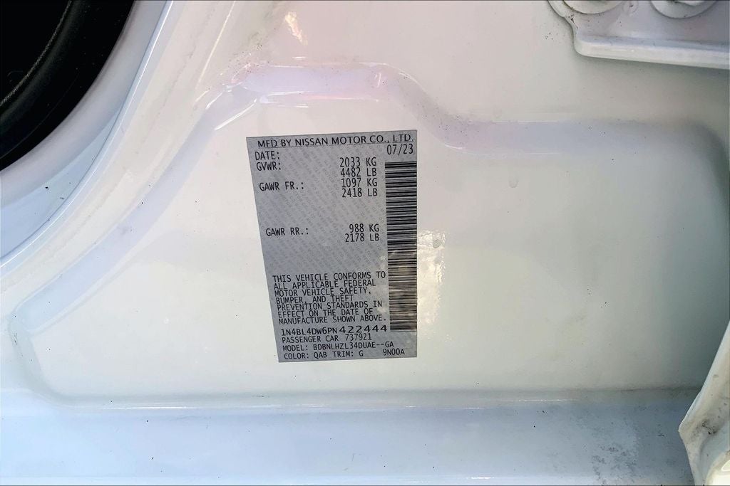 2023 Nissan Altima 2.5 SV