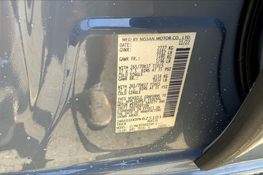 2023 Nissan Frontier PRO-4X