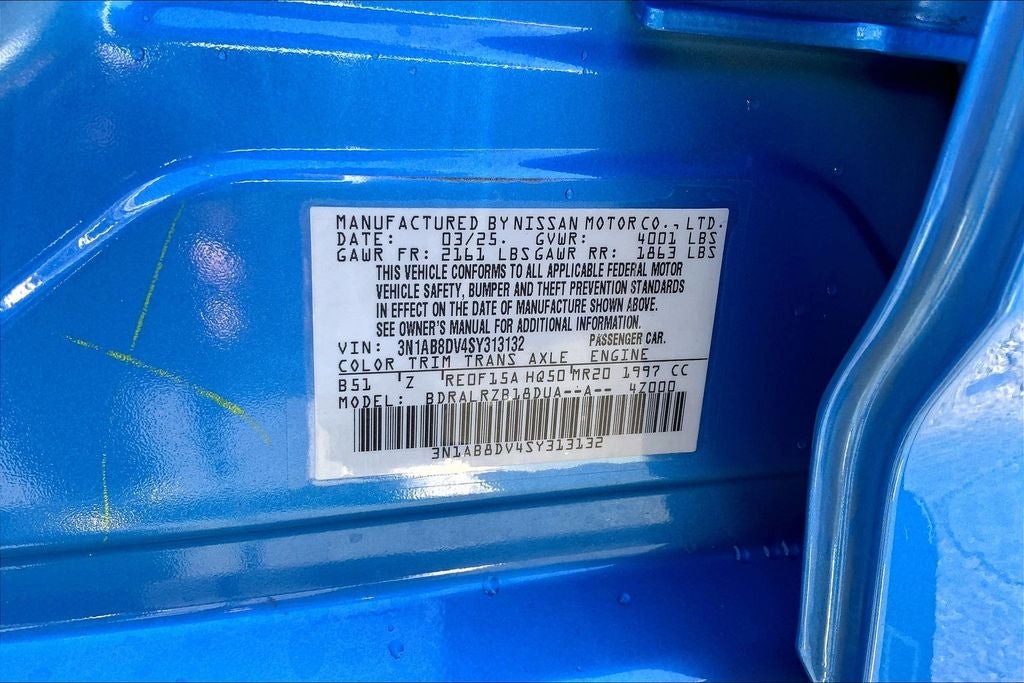 2025 Nissan Sentra SR