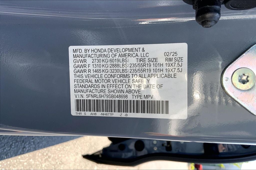 2025 Honda Odyssey Sport-L