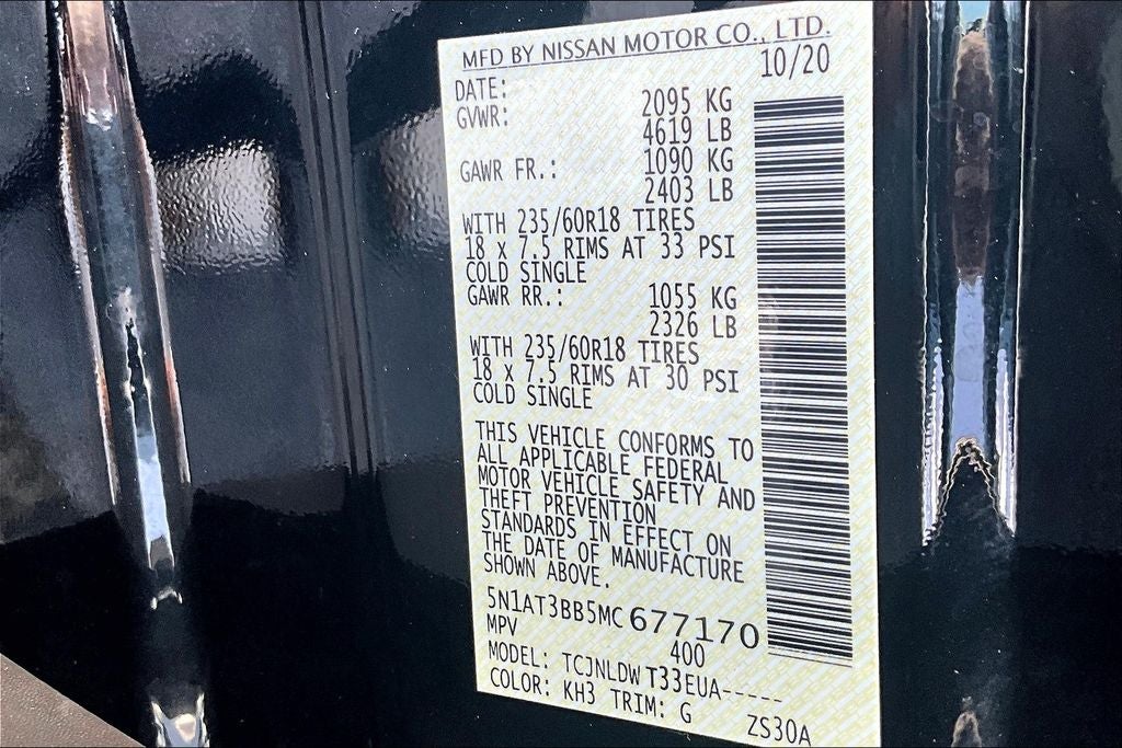 2021 Nissan Rogue SV