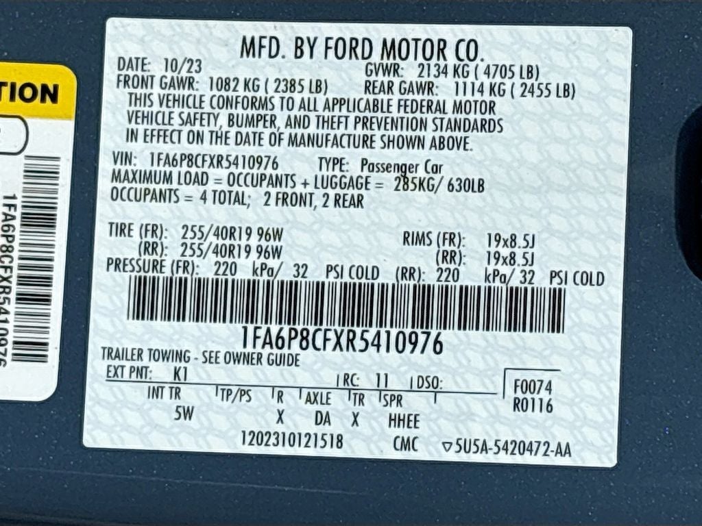 2024 Ford Mustang GT Premium