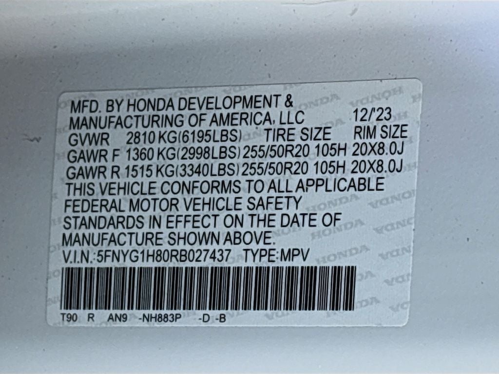 2024 Honda Pilot Elite