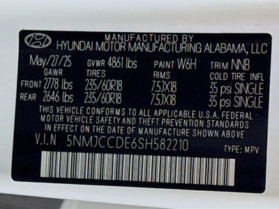 2025 Hyundai Tucson SEL Convenience