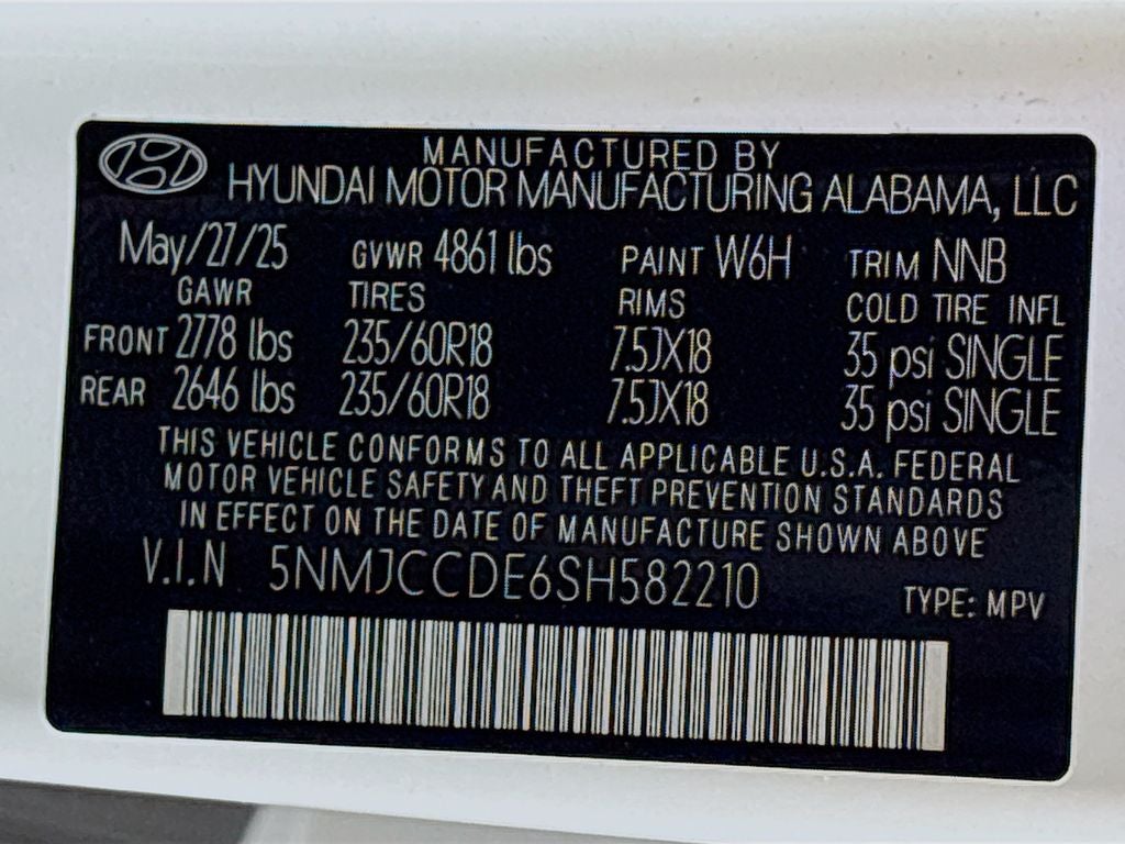 2025 Hyundai Tucson SEL Convenience