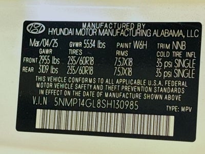 2025 Hyundai Santa Fe SE