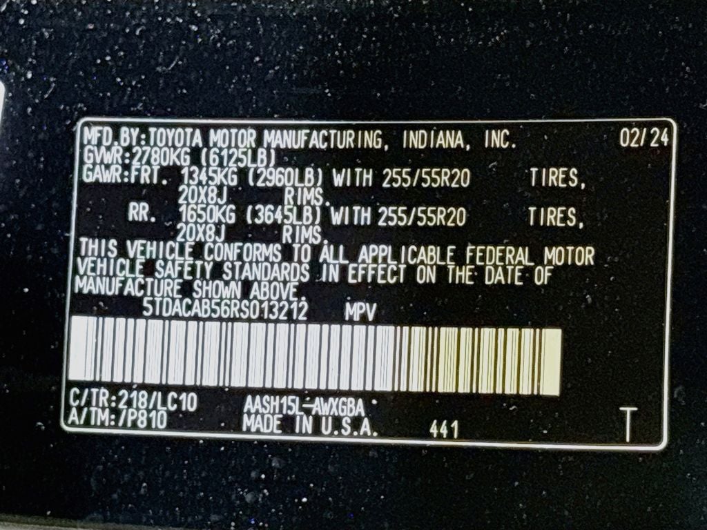 2024 Toyota Grand Highlander Hybrid Limited