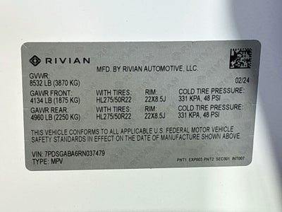 2024 Rivian R1S Adventure