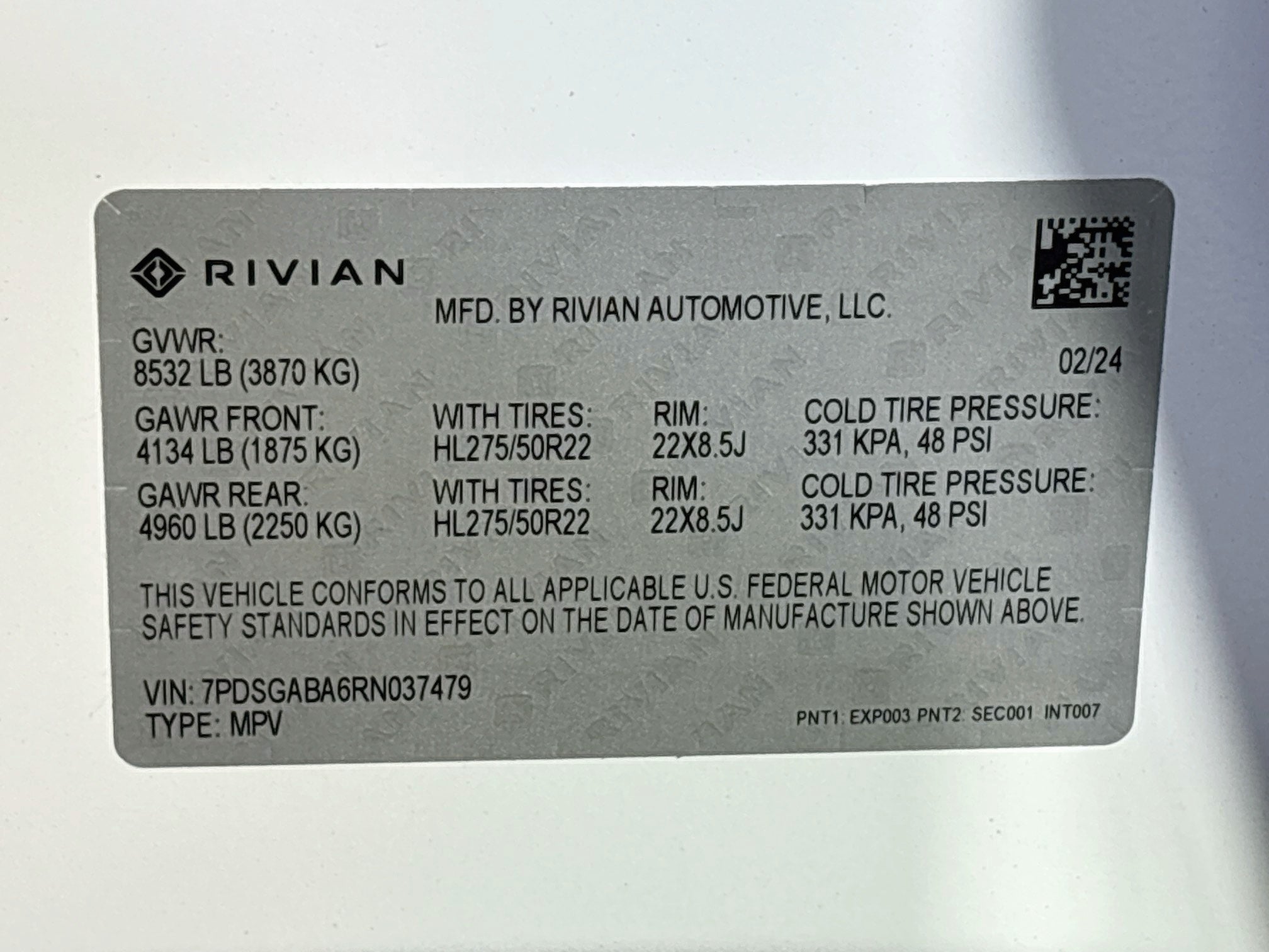 2024 Rivian R1S Adventure