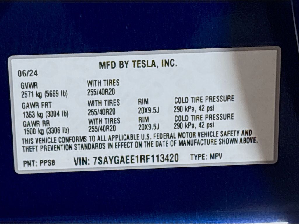 2024 Tesla Model Y Long Range
