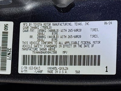 2024 Toyota Sequoia Limited