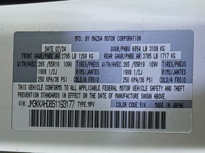 2025 Mazda Mazda CX-90 Select Package